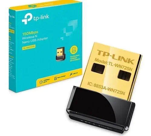 [TL-WN725N] ADAPTADOR DE RED USB WIFI TP-LINK TL-WN725N, 2.4GHZ/150MBPS, 802.11B/G/N,