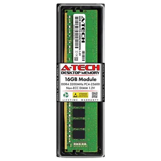 [13495] MEMORIA 16GB ATECH, P/DESKTOP, DDR4, 2666 MHZ,
