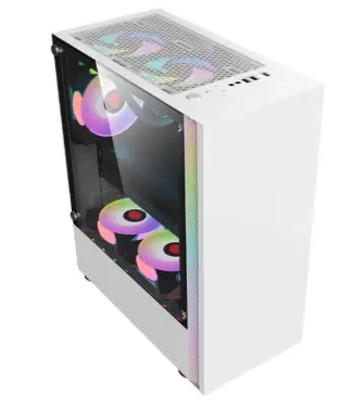 [JACL-GC08] CASE BLANCO ATX GAMING 6pcs RGB fans with changeable color and install into case in advance